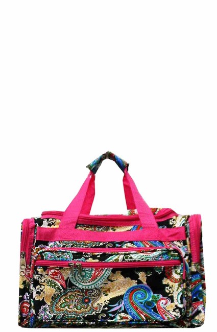 Printed Duffle Bag-T16/PL/PK